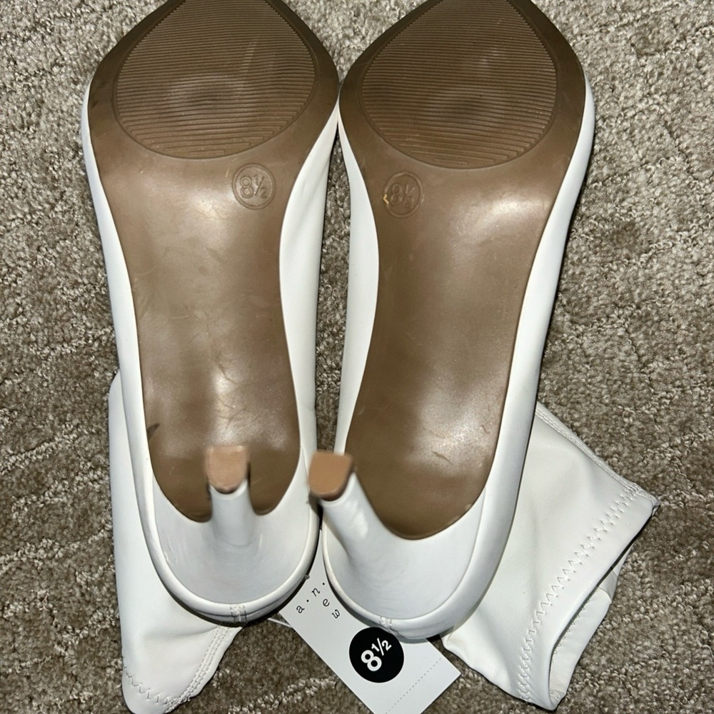 A New Day Women’s 8.5 White Cady Heeled Boots - Picture 8 of 9